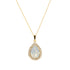 Комплект "Debesu Piliens (White Opal)" с кристаллами Swarovski™